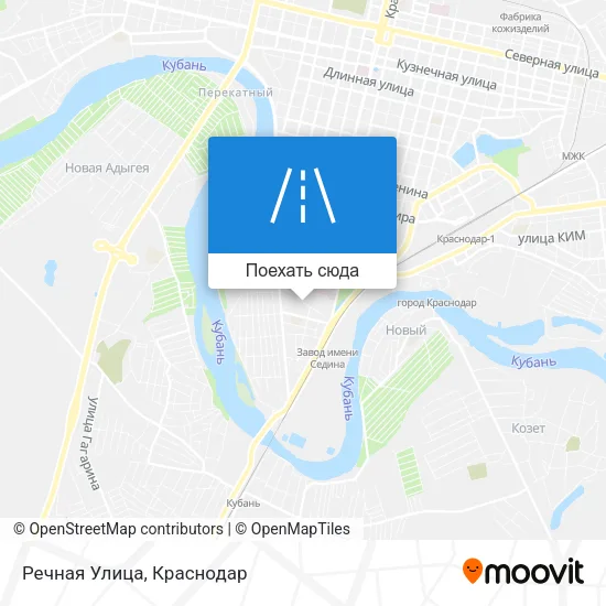 Карта Речная Улица