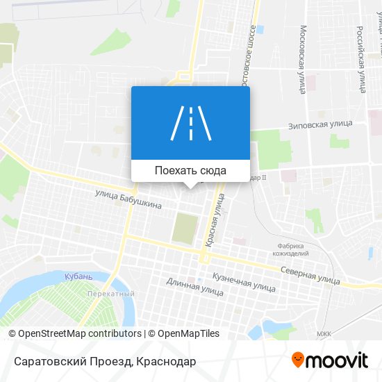 Карта Саратовский Проезд