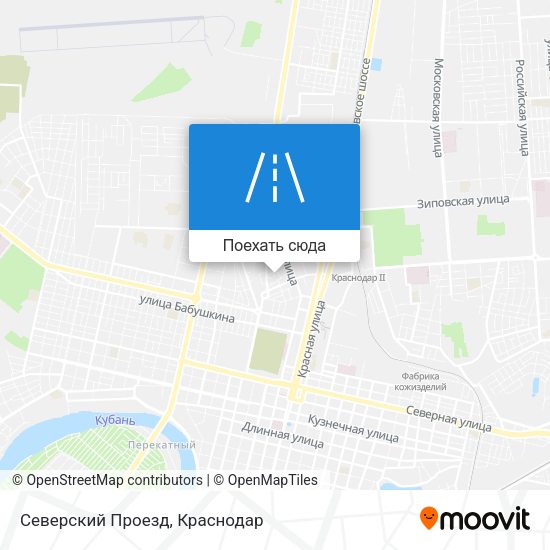 Карта Северский Проезд