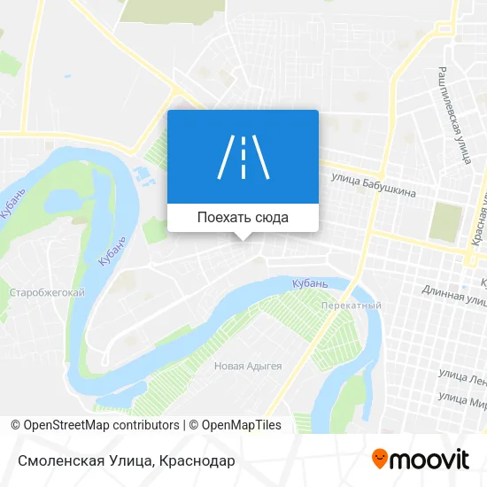 Карта Смоленская Улица