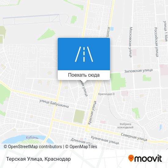 Карта Терская Улица