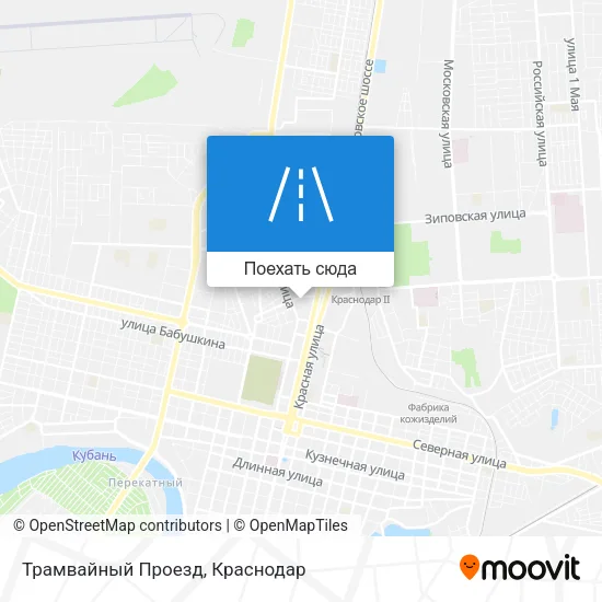 Карта Трамвайный Проезд