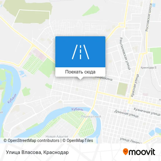 Карта Улица Власова