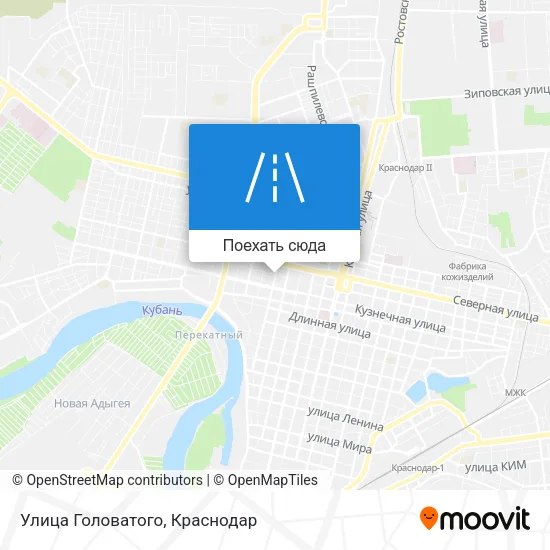 Карта Улица Головатого