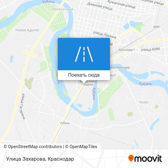 Карта Улица Захарова