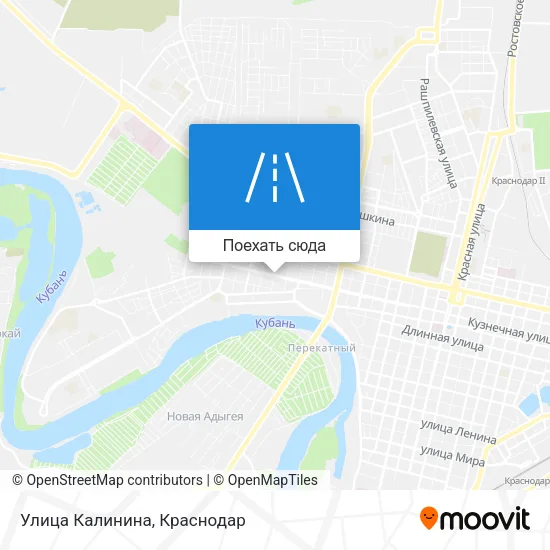 Карта Улица Калинина