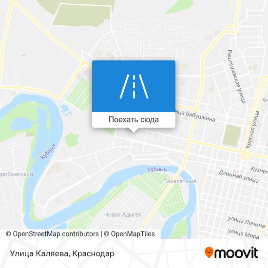Карта Улица Каляева