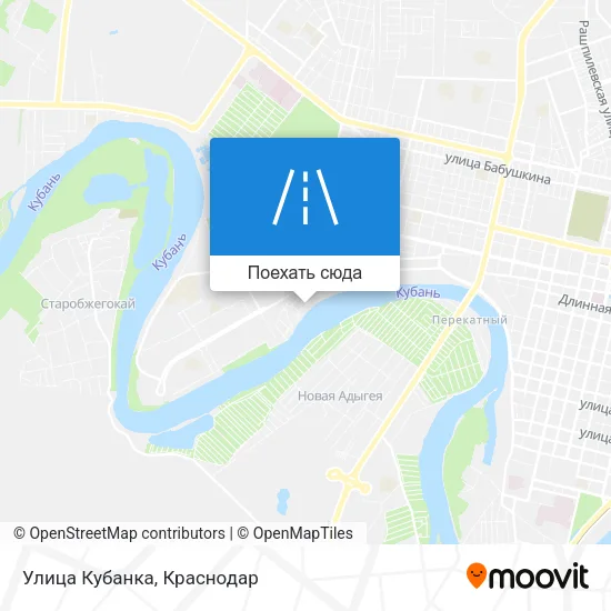 Карта Улица Кубанка