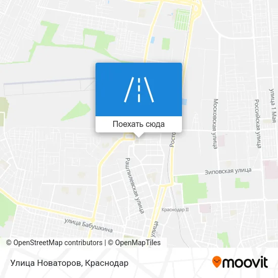 Карта Улица Новаторов