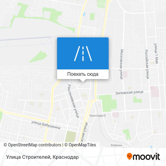Карта Улица Строителей