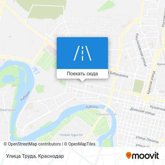 Карта Улица Труда