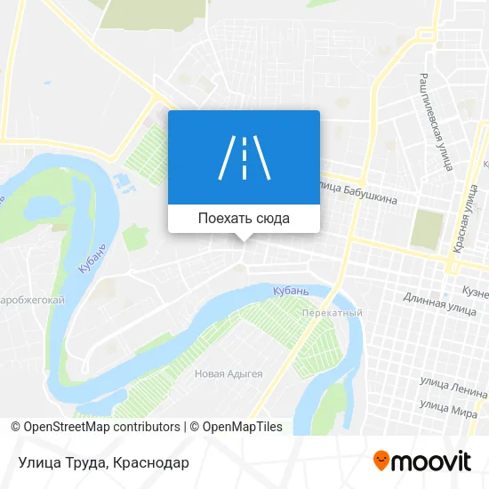 Карта Улица Труда