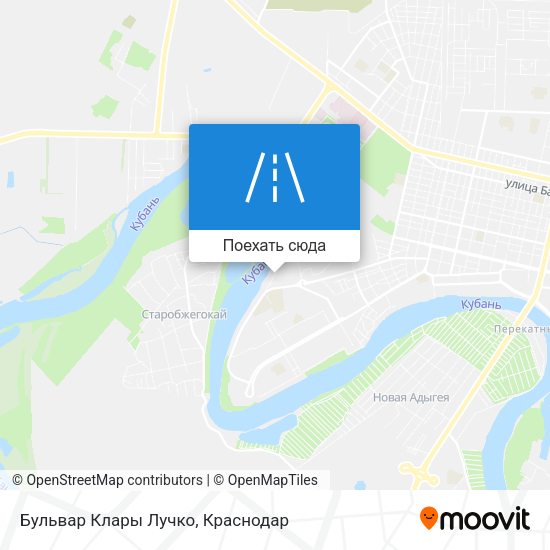 Карта Бульвар Клары Лучко