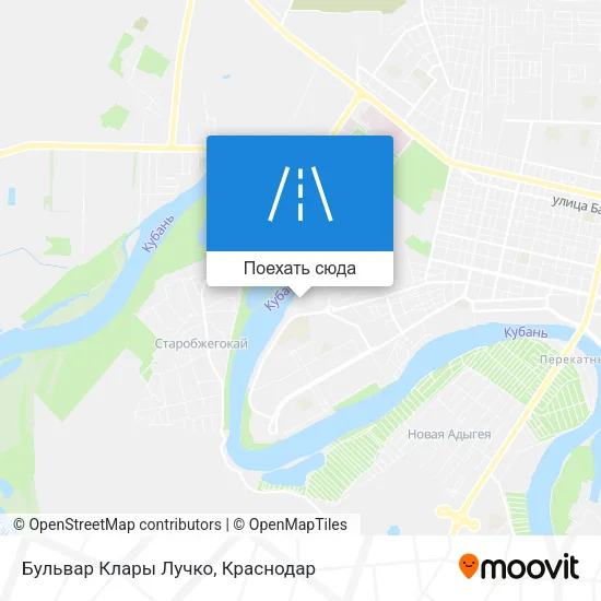 Карта Бульвар Клары Лучко