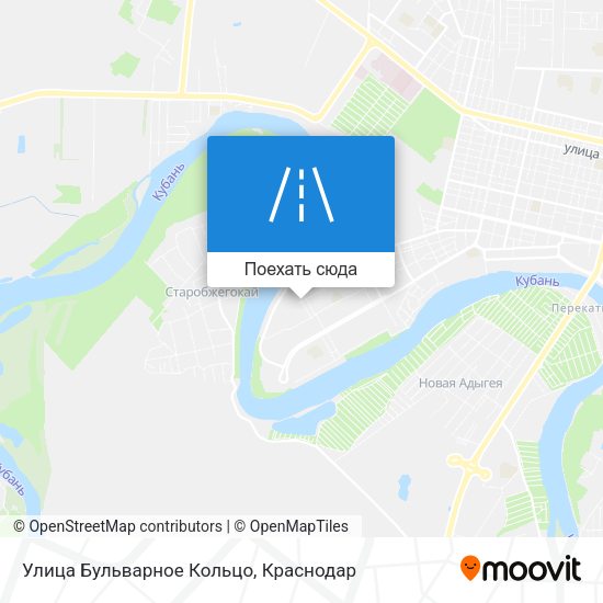 Карта Улица Бульварное Кольцо