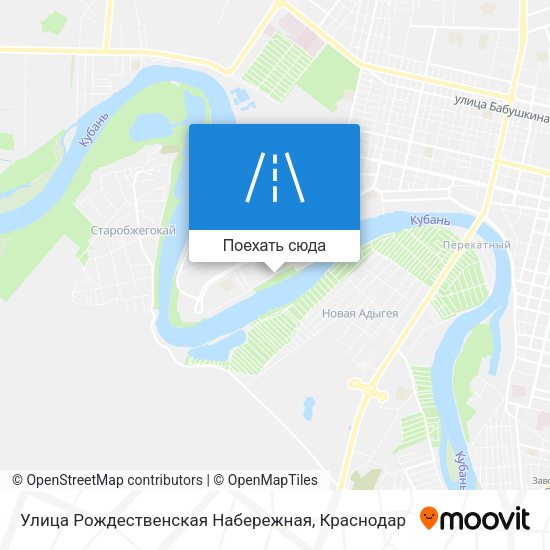 Карта Улица Рождественская Набережная