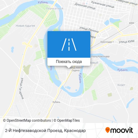 Карта 2-Й Нефтезаводской Проезд