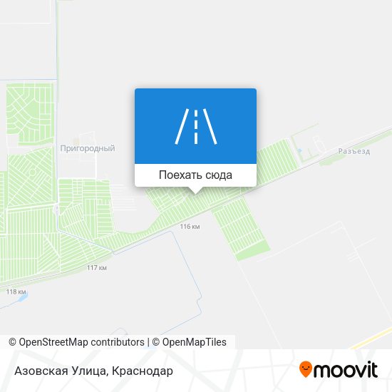 Карта Азовская Улица