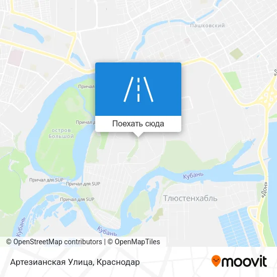 Карта Артезианская Улица