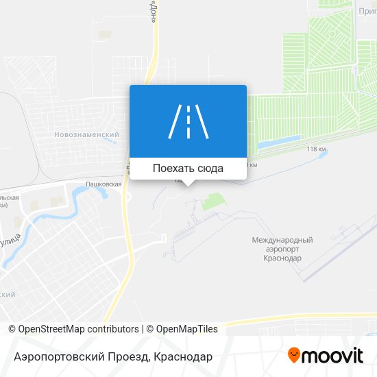 Карта Аэропортовский Проезд