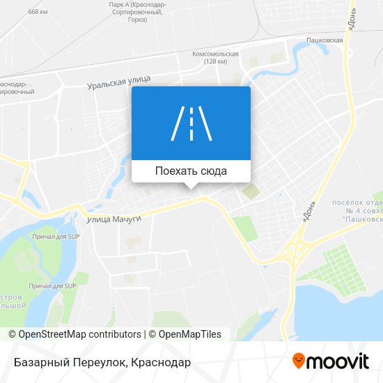 Карта Базарный Переулок
