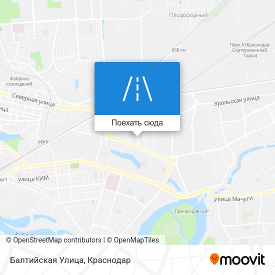 Карта Балтийская Улица