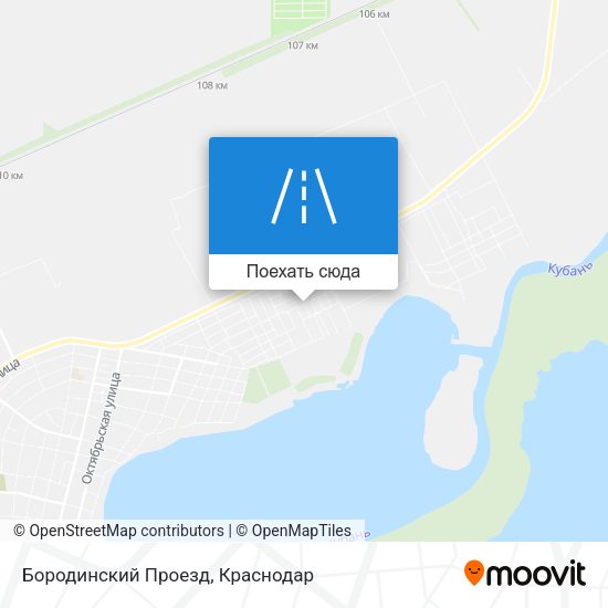 Карта Бородинский Проезд