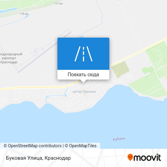 Карта Буковая Улица