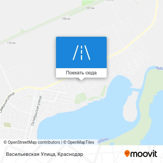 Карта Васильевская Улица