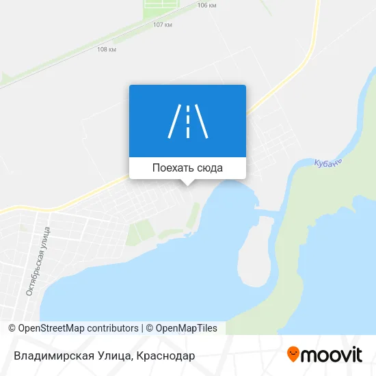 Карта Владимирская Улица