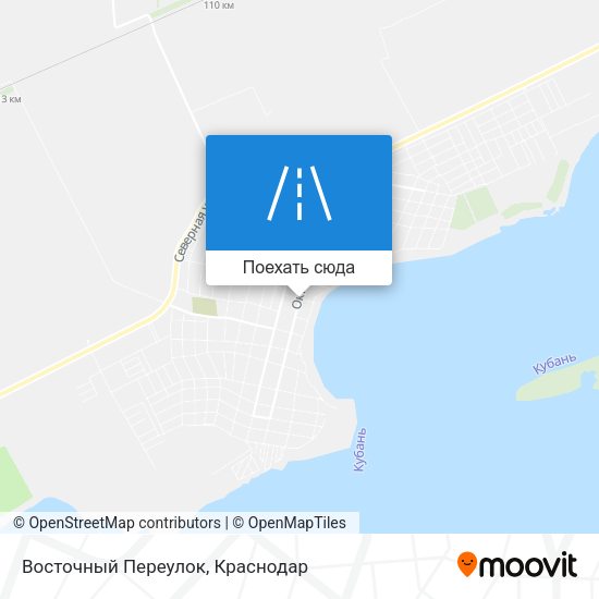 Карта Восточный Переулок