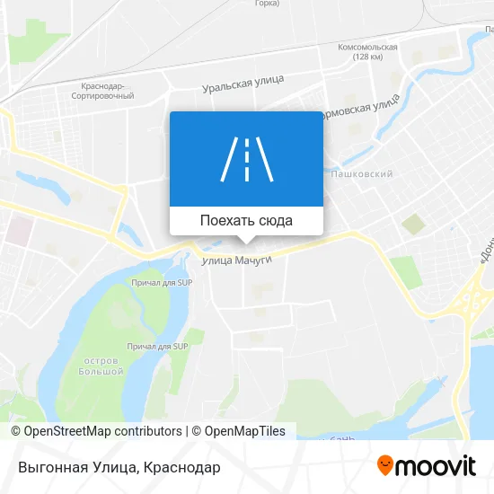 Карта Выгонная Улица