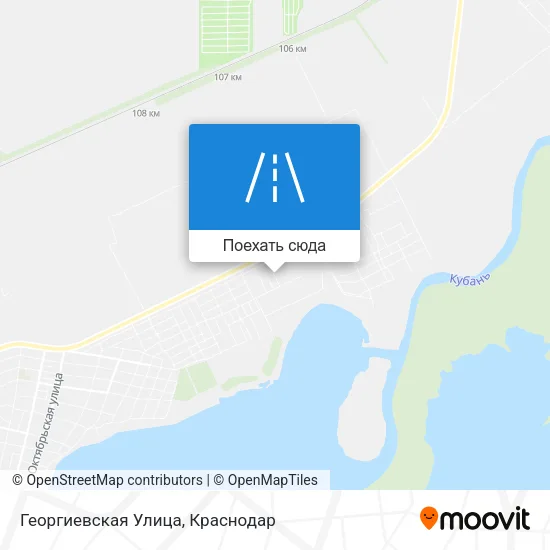 Карта Георгиевская Улица