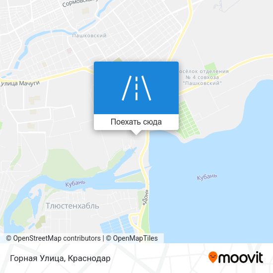 Карта Горная Улица