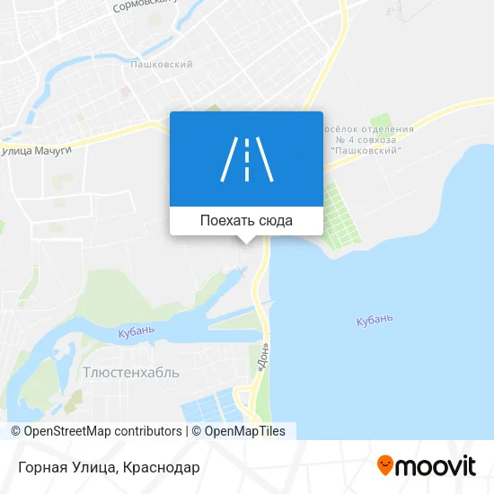 Карта Горная Улица