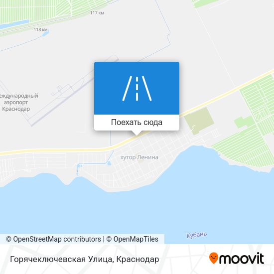 Карта Горячеключевская Улица