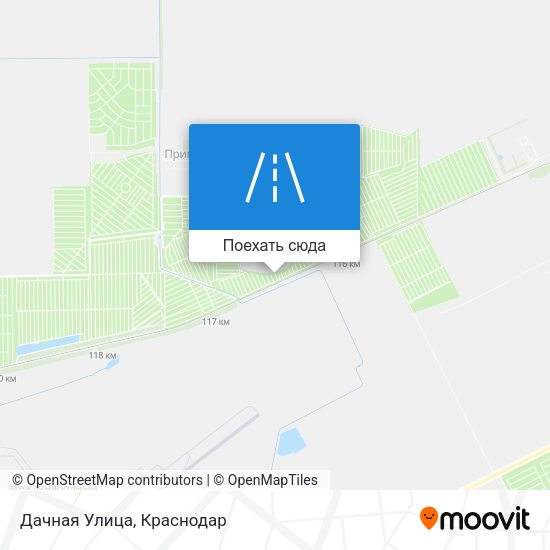Карта Дачная Улица