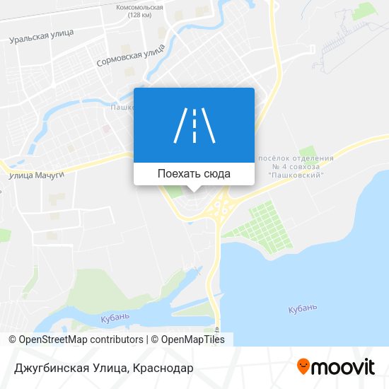 Карта Джугбинская Улица