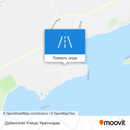 Карта Дубинская Улица