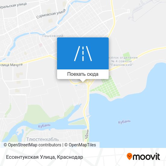 Карта Ессентукская Улица