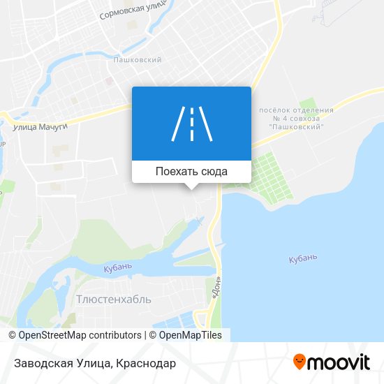 Карта Заводская Улица