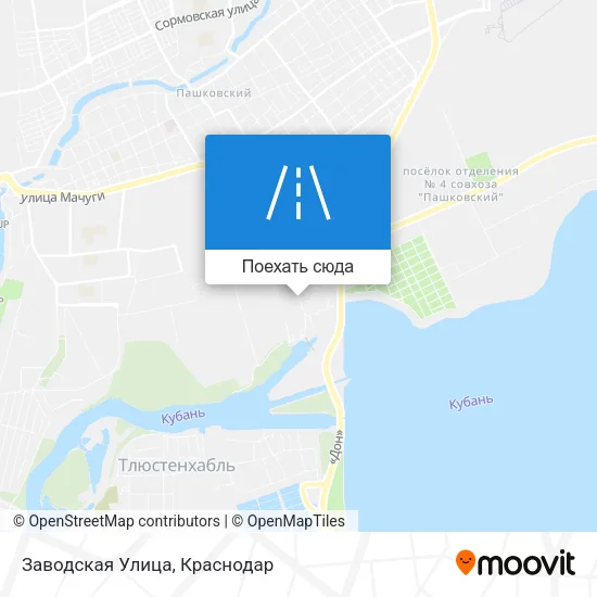 Карта Заводская Улица