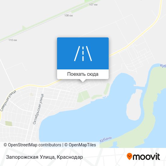 Карта Запорожская Улица