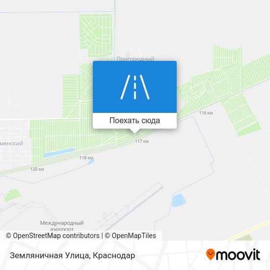 Карта Земляничная Улица