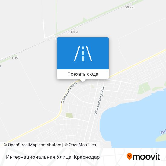 Карта Интернациональная Улица
