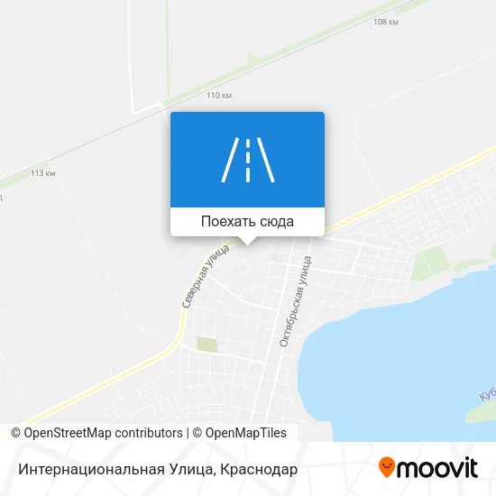 Карта Интернациональная Улица