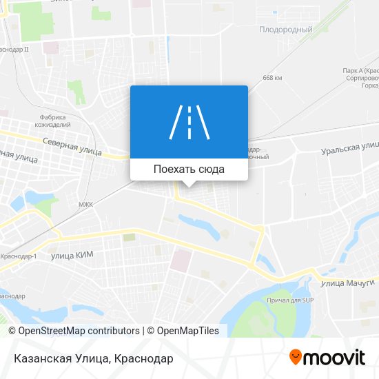Карта Казанская Улица