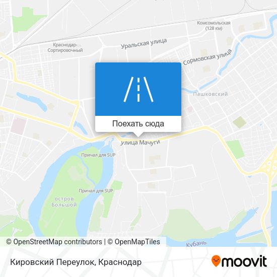 Карта Кировский Переулок
