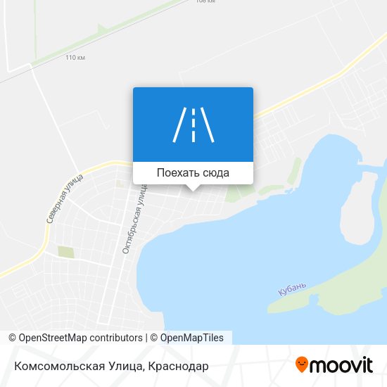Карта Комсомольская Улица
