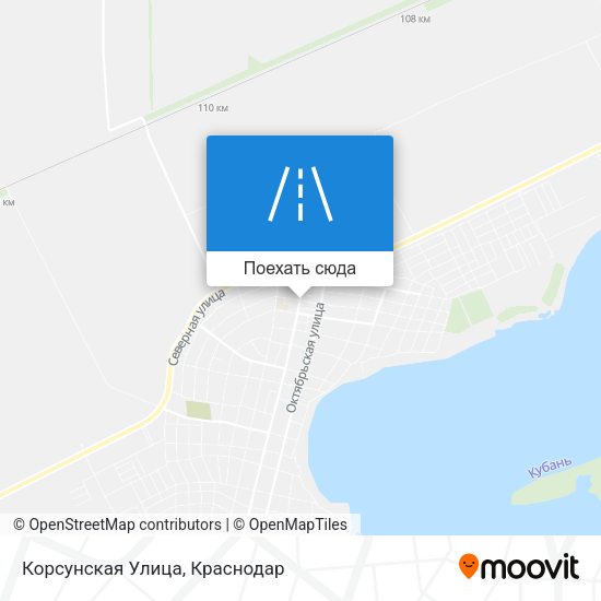 Карта Корсунская Улица